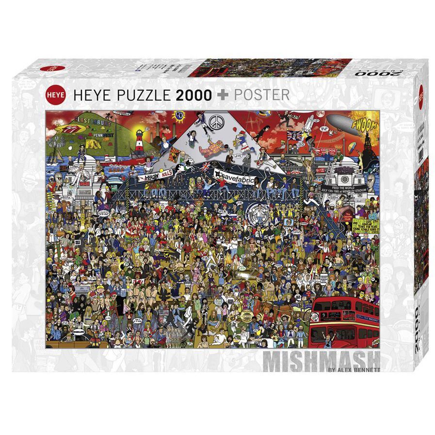 Puzzle Heye - British Music History, 2000 piese